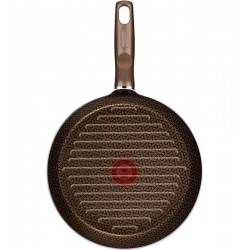 Frigideira Grill 30cm Rochedo Expert Chocolate